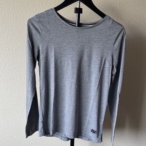 Gray Long Sleeve Women's Top